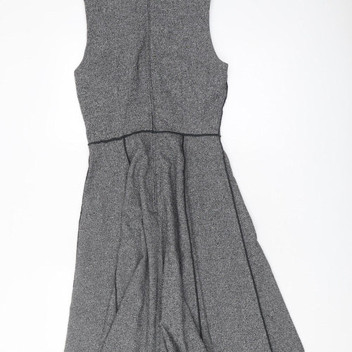 H&M Women's Grey Dress, Size 12, Sleeveless, Knit