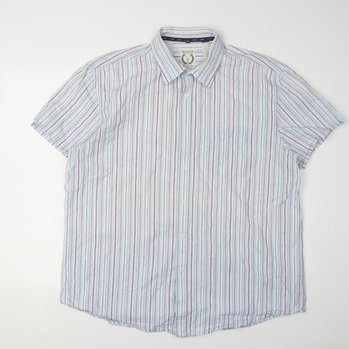 Maine New England Men's XL Multicoloured Striped Shirt
