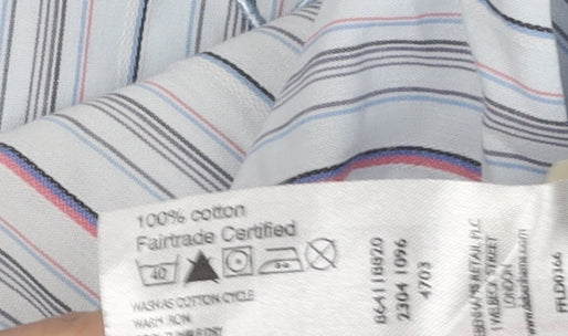 Maine New England Men's XL Multicoloured Striped Shirt