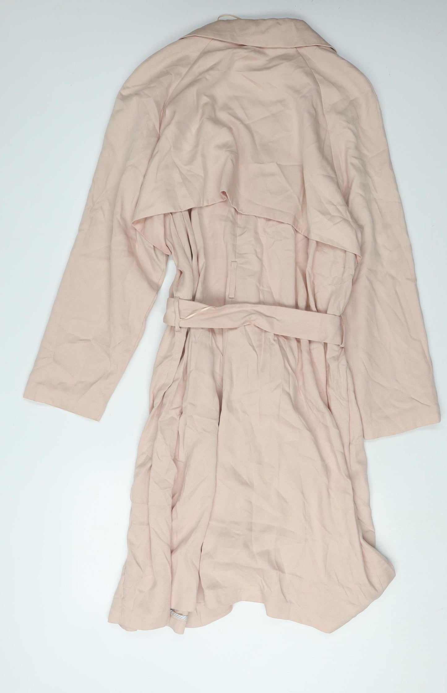 Marks and Spencer Women's Beige Long Belted Overcoat