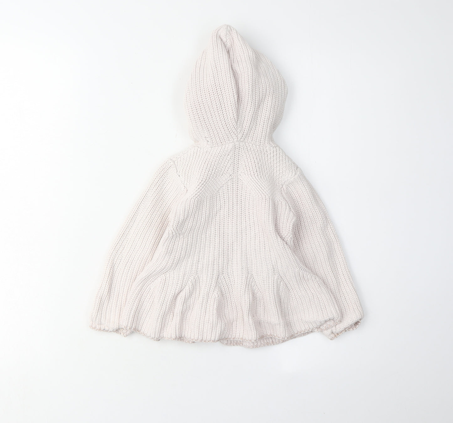 Baker by Ted Baker Girls Beige Cardigan 3-4 Years Hooded