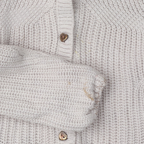 Baker by Ted Baker Girls Beige Cardigan 3-4 Years Hooded