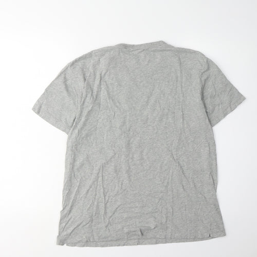 French Connection Men's Grey Graphic Print T-Shirt, M