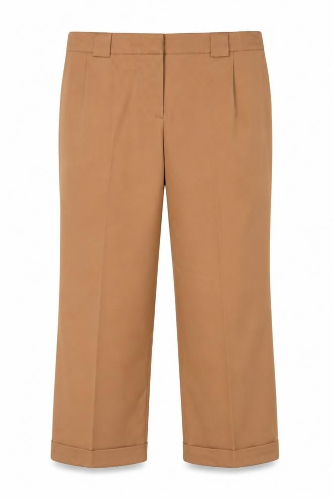 Front view of Topshop Brown Women's Trousers, size 16