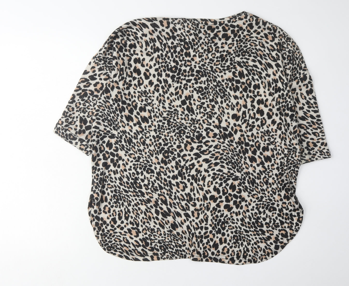 New Look Women's Multicoloured Animal Print Top