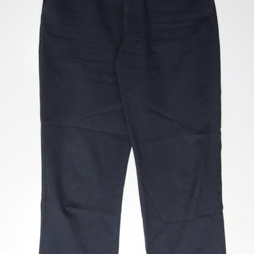 Marks and Spencer Men's Blue Trousers, Size 36, Casual Style