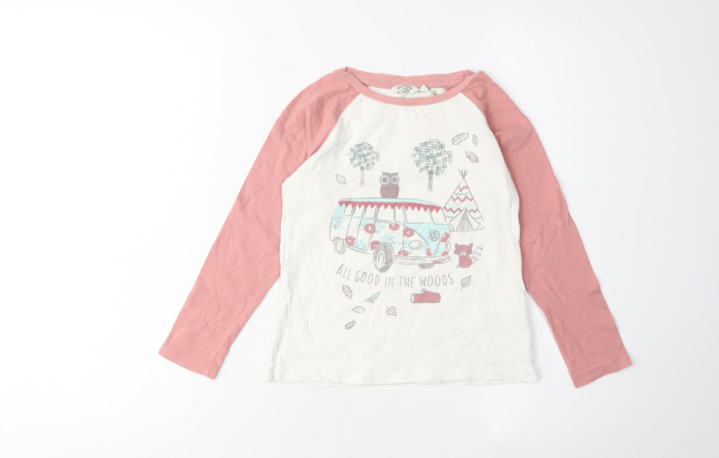 Fat Face Girls Multicoloured T-Shirt 6-7 Years