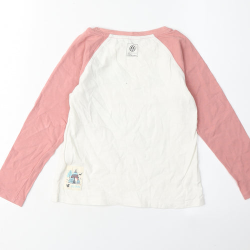 Fat Face Girls Multicoloured T-Shirt 6-7 Years