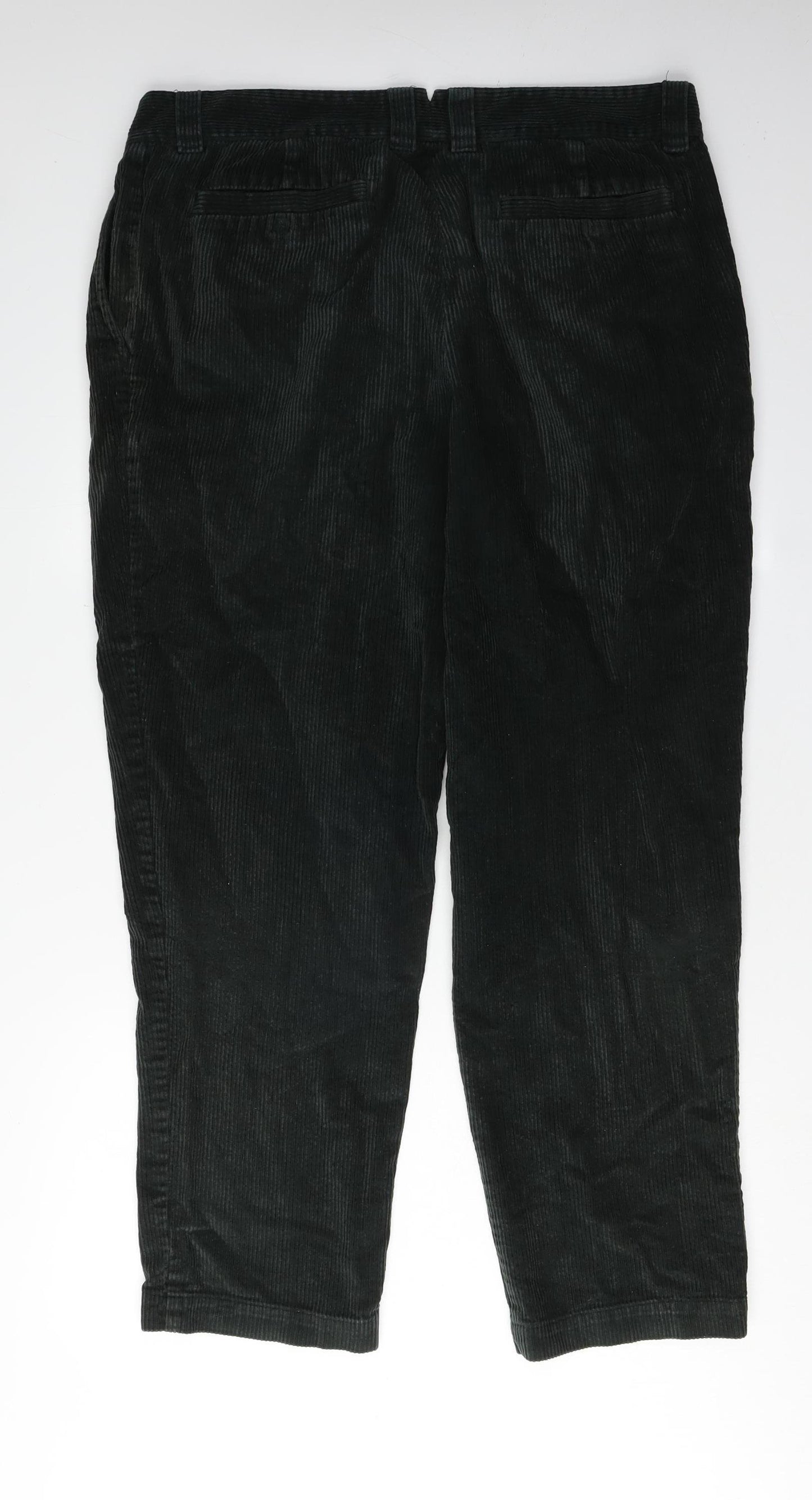Toast Men's Black Corduroy Trousers XL