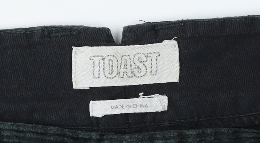Toast Men's Black Corduroy Trousers XL