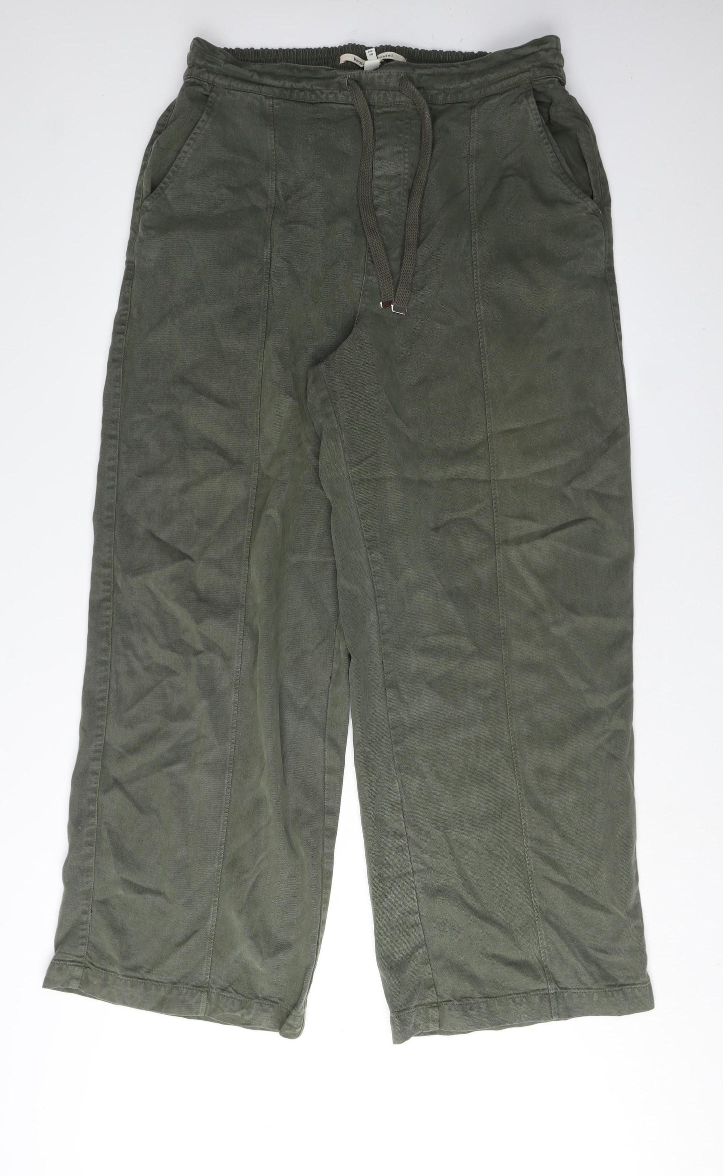 River Island Women's Green Joggers, Size 14, Casual Wear