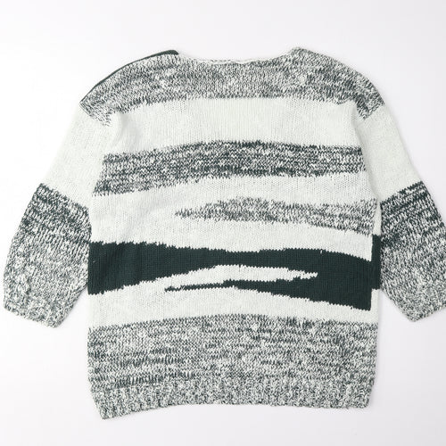 Next Women’s Multicoloured 3/4 Sleeve V-Neck Jumper