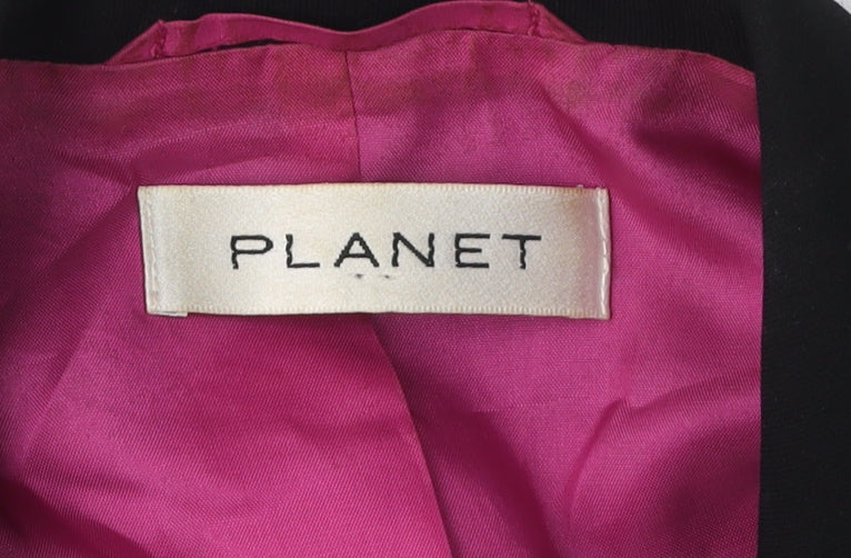 Planet Women's Black Blazer Size 10 Regular Fit