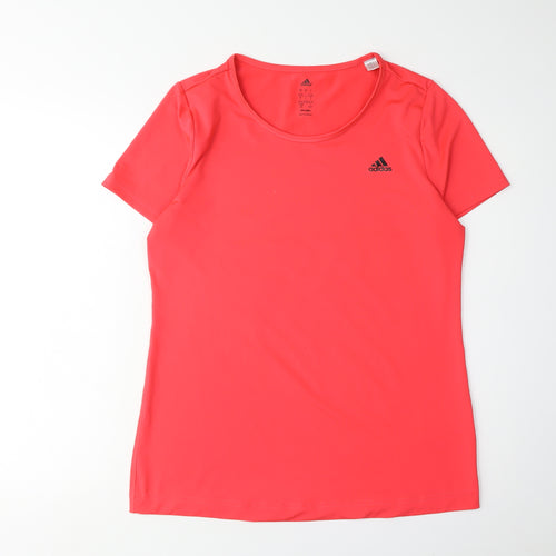 Adidas Women's Red Short Sleeve T-Shirt L