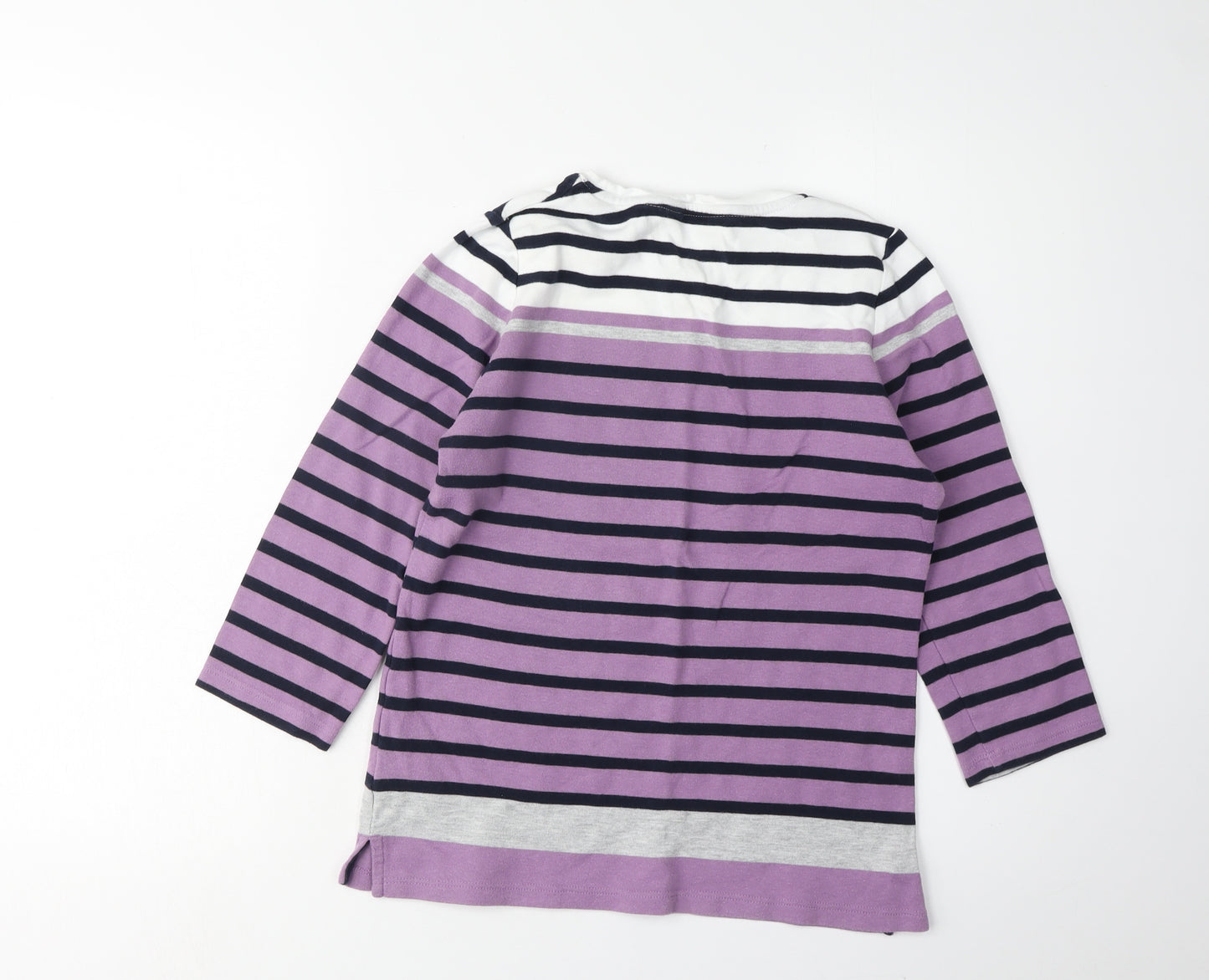 Isle Essentials Women's Striped Multicoloured T-Shirt 10-12
