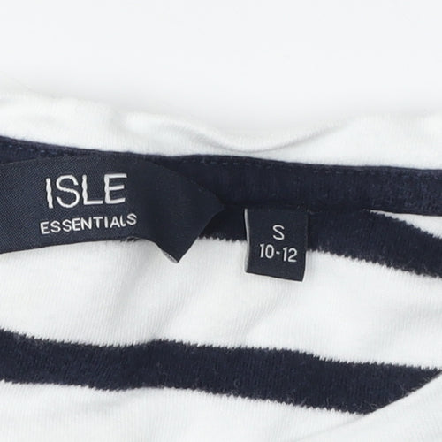 Isle Essentials Women's Striped Multicoloured T-Shirt 10-12