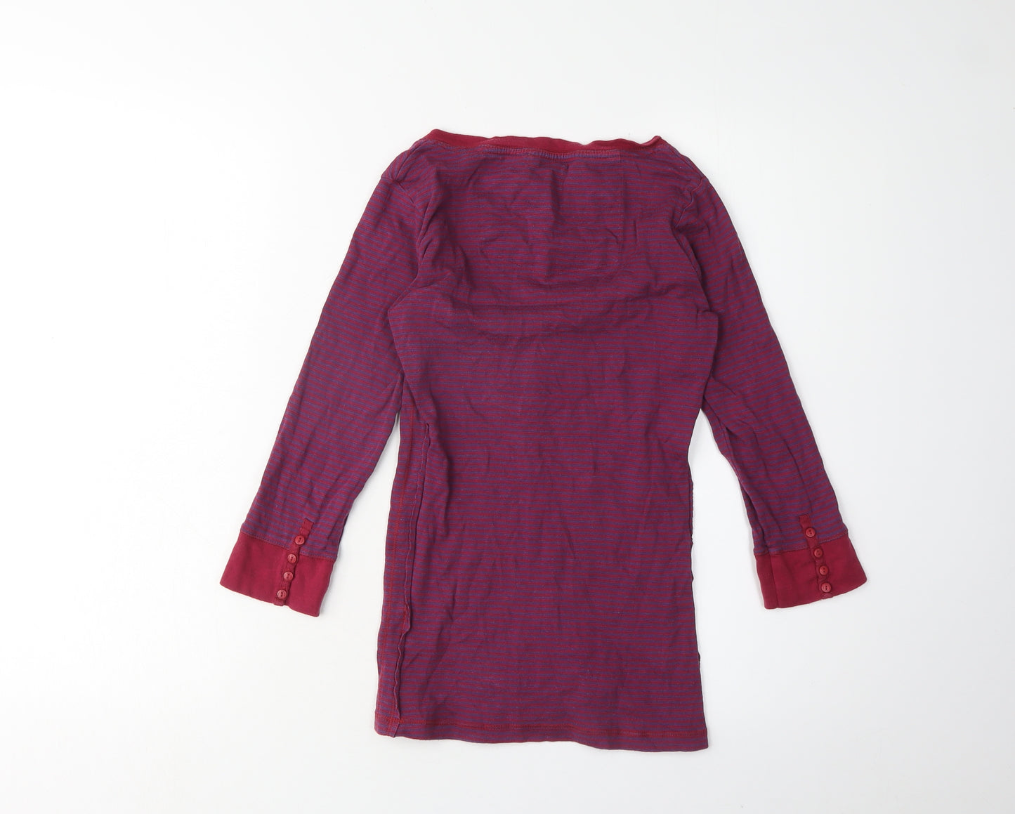 Fat Face Women's Red Button-Up Shirt Size 10
