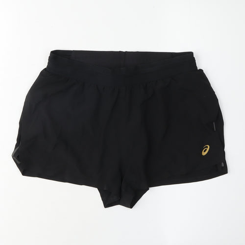 Asics Black Women's Athletic Shorts S