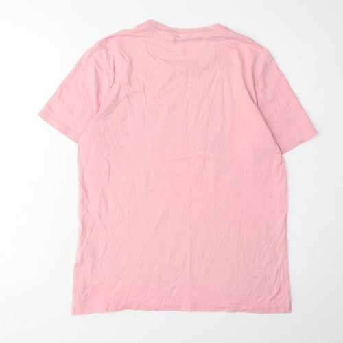 Levi's Men Pink Graphic Print T-Shirt S