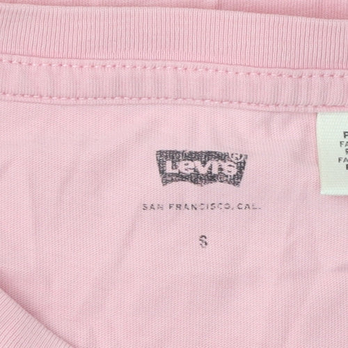 Levi's Men Pink Graphic Print T-Shirt S