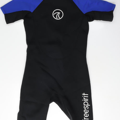Freespirit Men's Black and Blue Short Wetsuit L