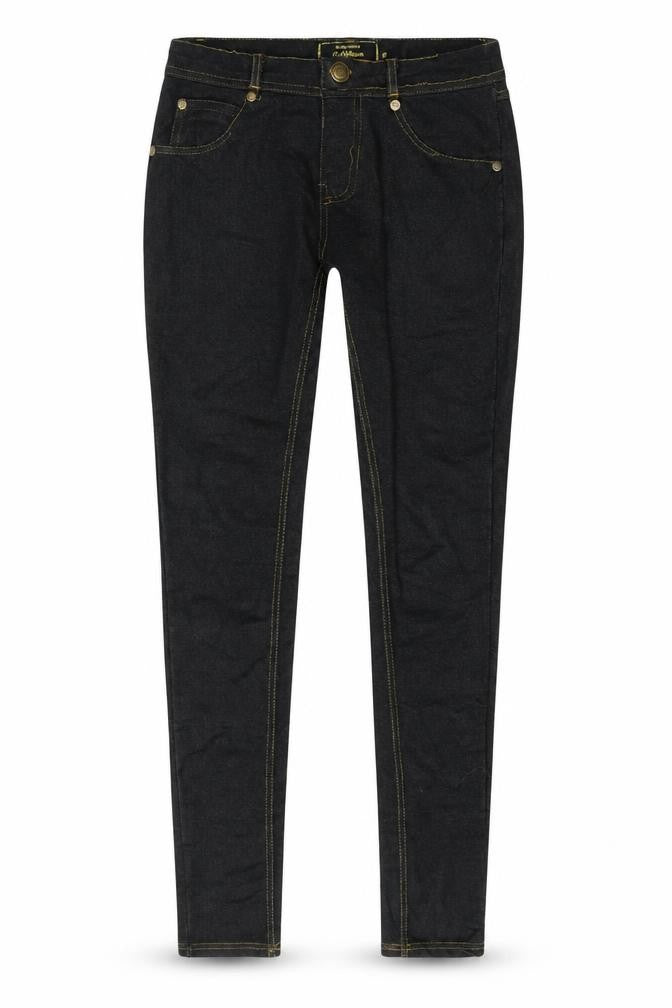 Front view of Golddigga Women's Black Skinny Jeans, size 8