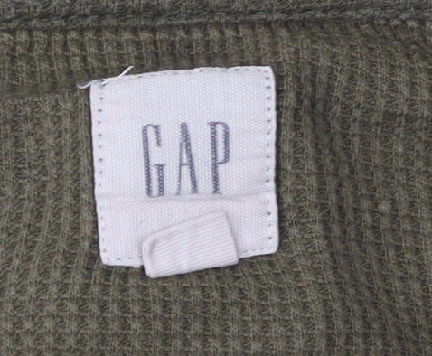 GAP Men's Green Camo Long Sleeve T-Shirt Size M