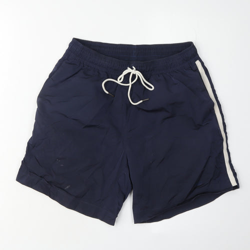 Nike Men's Blue Sports Shorts, Size S, Drawstring, Casual
