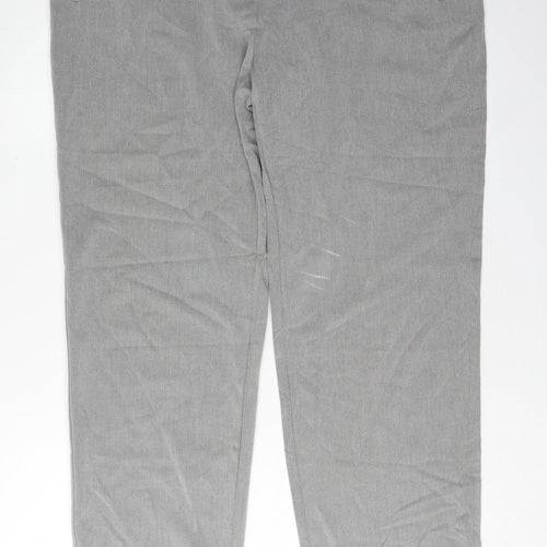 Marks and Spencer Women's Grey Trousers Size 16