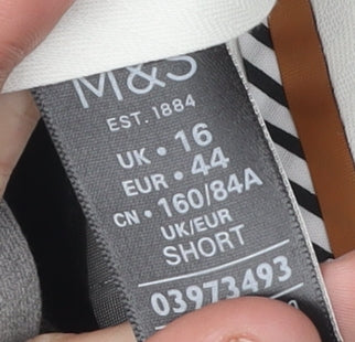 Marks and Spencer Women's Grey Trousers Size 16