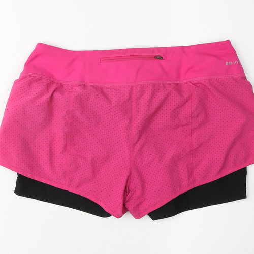 Nike Women's Pink Athletic Skort M for Running & Gym