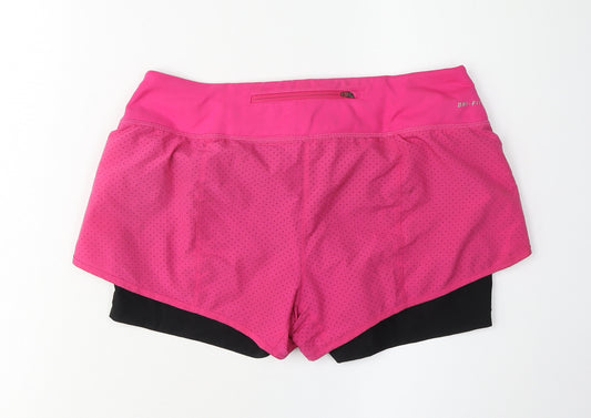 Nike Women's Pink Athletic Skort M for Running & Gym