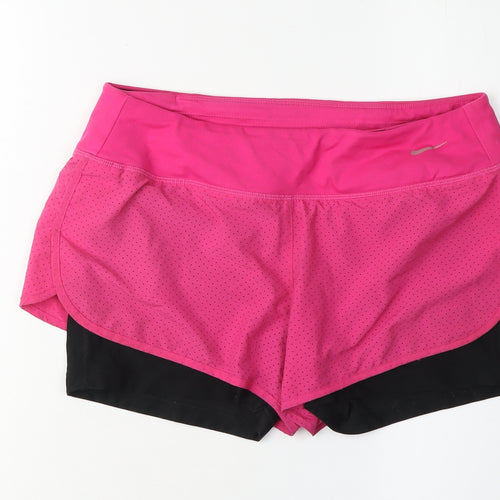 Nike Women's Pink Athletic Skort M for Running & Gym