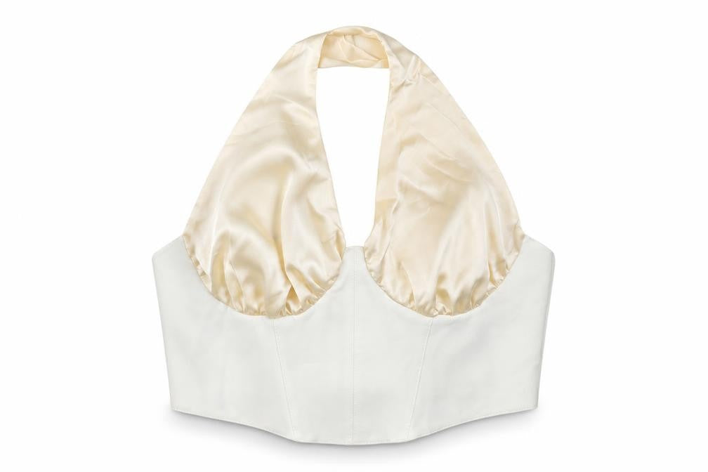 Front view of ASOS DESIGN Women's Ivory Camisole Top
