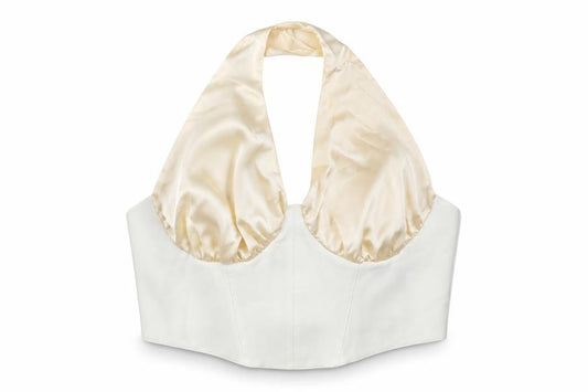 Front view of ASOS DESIGN Women's Ivory Camisole Top