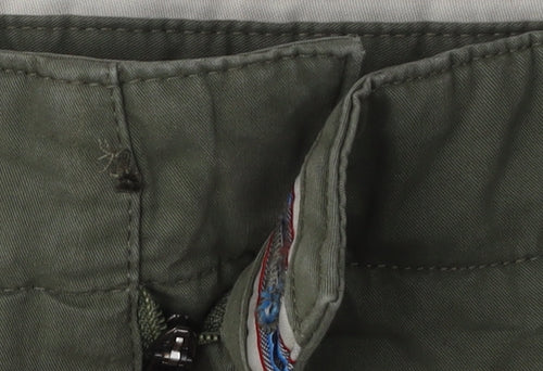 Marks and Spencer Men's Green Casual Trousers, Size 42