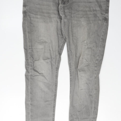Next Men's Grey Skinny Jeans, Size L, Stylish