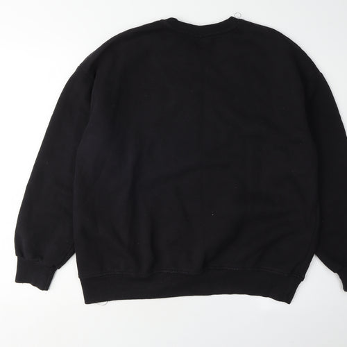 Pull&Bear Black XS Women's Art Graphic Sweatshirt