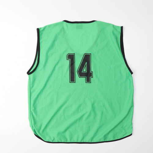 Precision Unisex Green Tank for Running & Gym - Size M