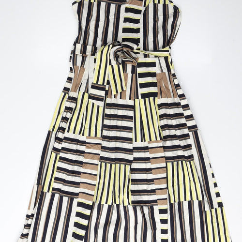 Dorothy Perkins Women's Multicoloured Striped Dress, Size 10