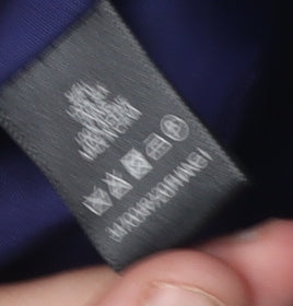 Oasis Women's Blue Silk Sheath Dress, Size 12