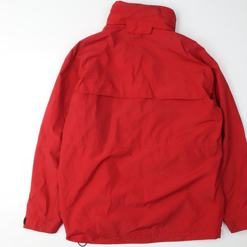 SKAG Men's Red Windbreaker Jacket Size L