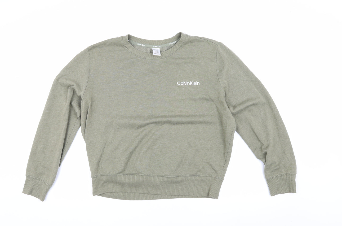 Calvin Klein Men's Green Pyjama Top M Long Sleeve