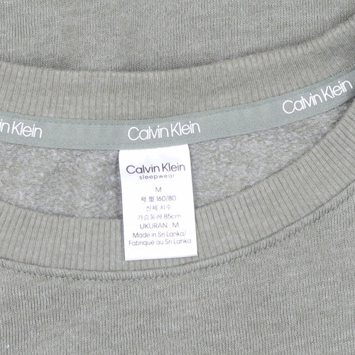 Calvin Klein Men's Green Pyjama Top M Long Sleeve