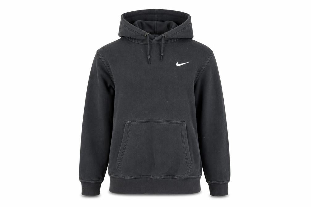 Front view of Nike Men's Black Pullover Hoodie M Regular Fit