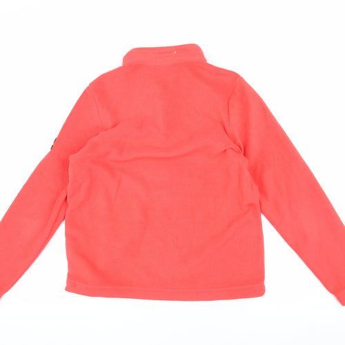 TOG24 Girls Red 1/4 Zip Fleece Sweatshirt Size 24