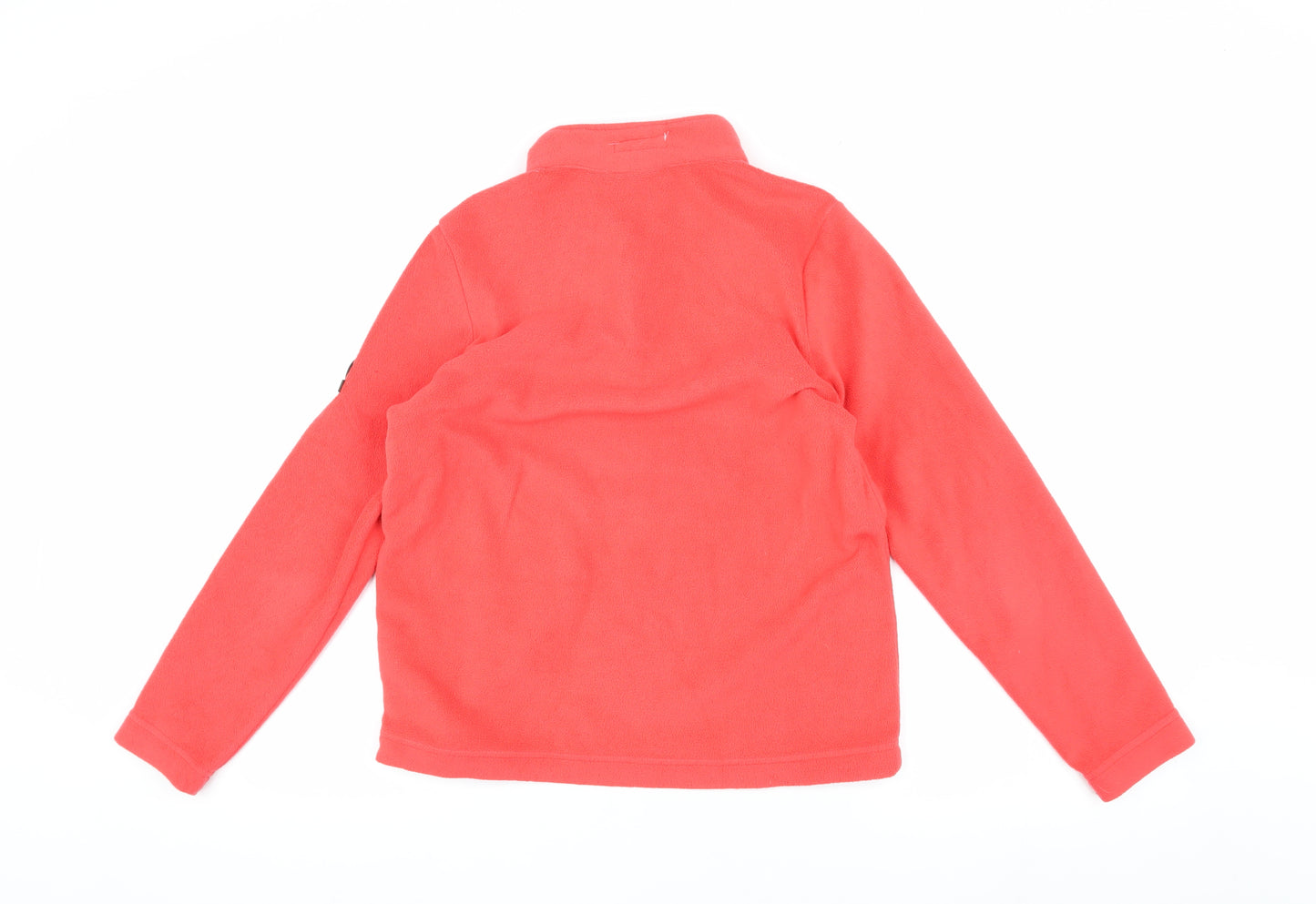 TOG24 Girls Red 1/4 Zip Fleece Sweatshirt Size 24