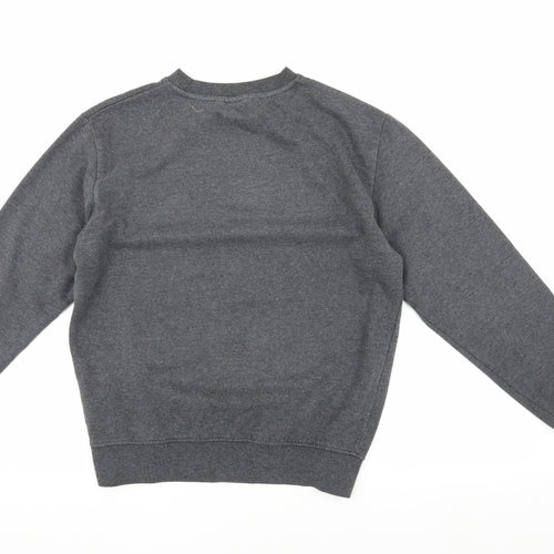 Le Coq Sportif Grey Men's Sweatshirt, Size S, Logo Accent