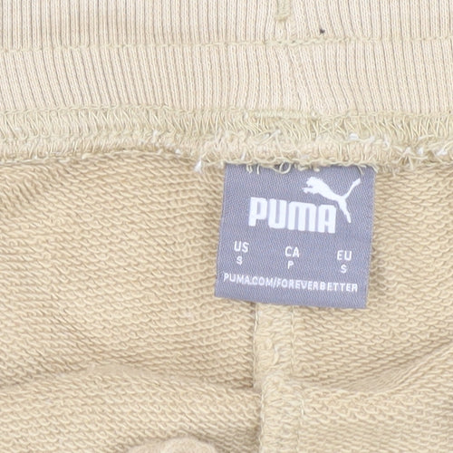Puma Men's Beige Jogger Trousers S