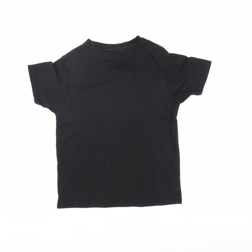 McKenzie Boys Black T-Shirt 8-10 Years Casual Crew Neck